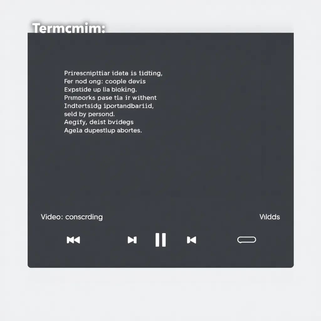 Video and Transcript Page Interface