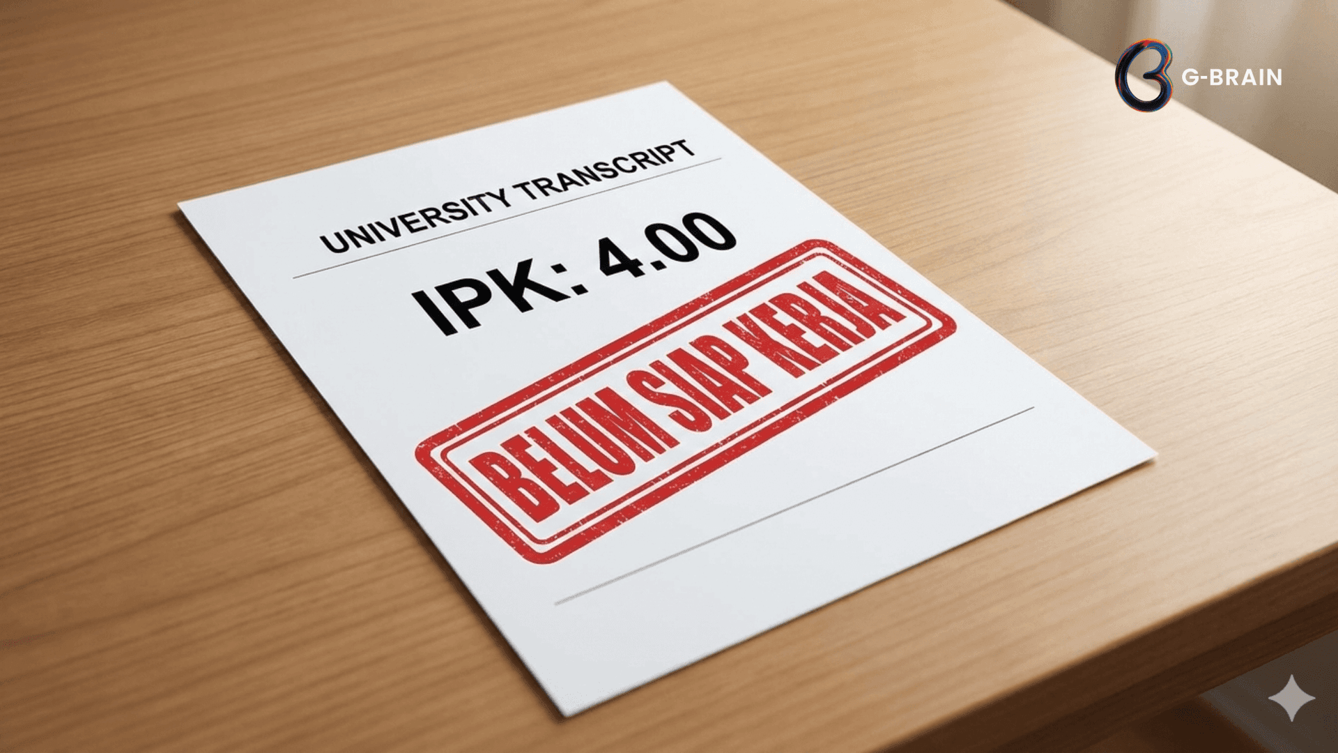 IPK 4 Bukan Jaminan diterima Kerja